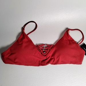 Dolce Vita Swimwear Red Top, New